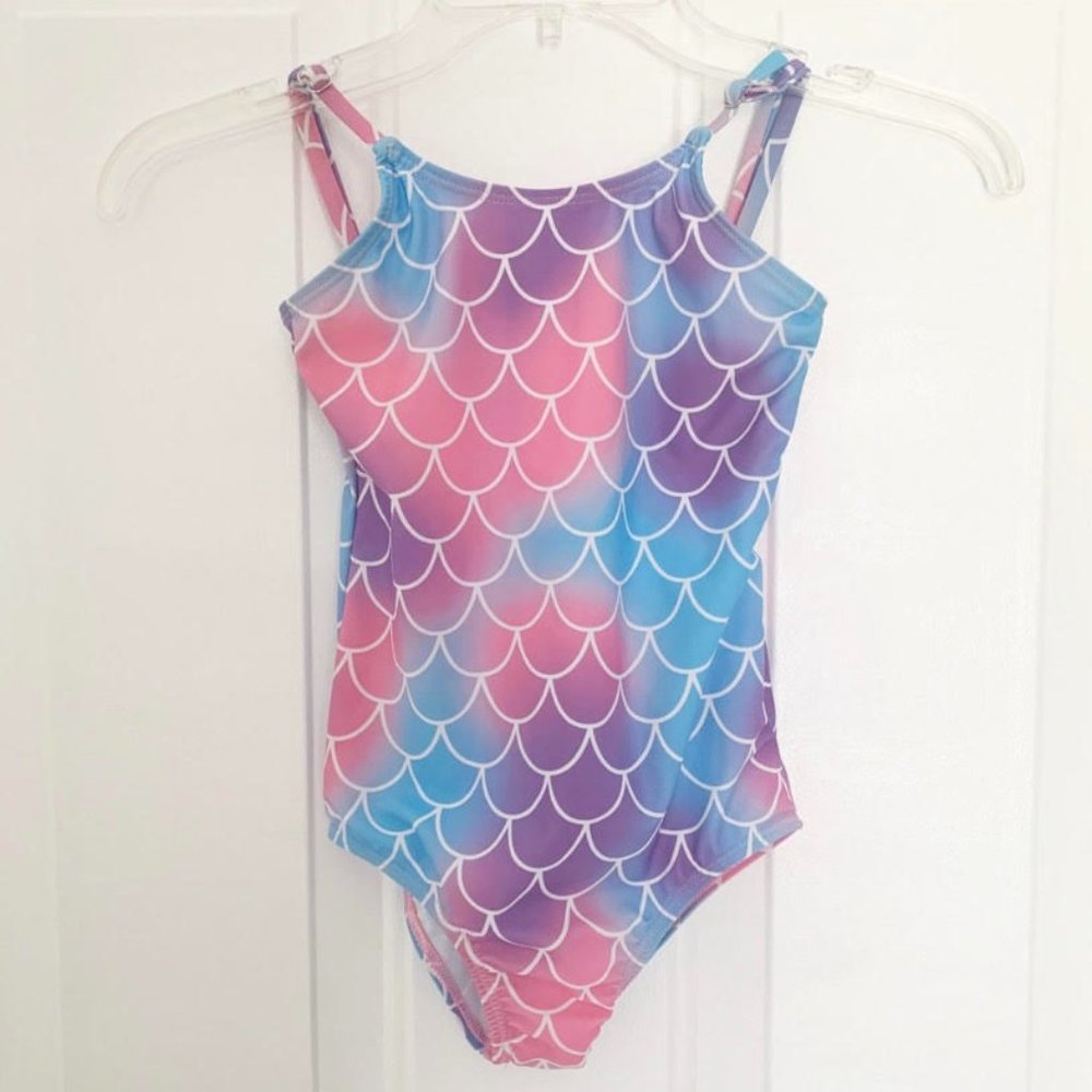 Mermaid Scales Bathingsuit Swimsuit Size S (3-4T)